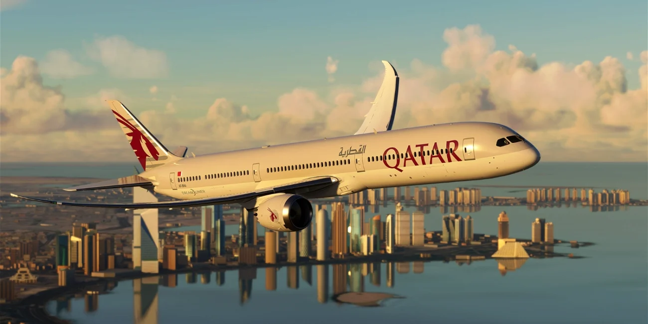 Where does Qatar Airways fly